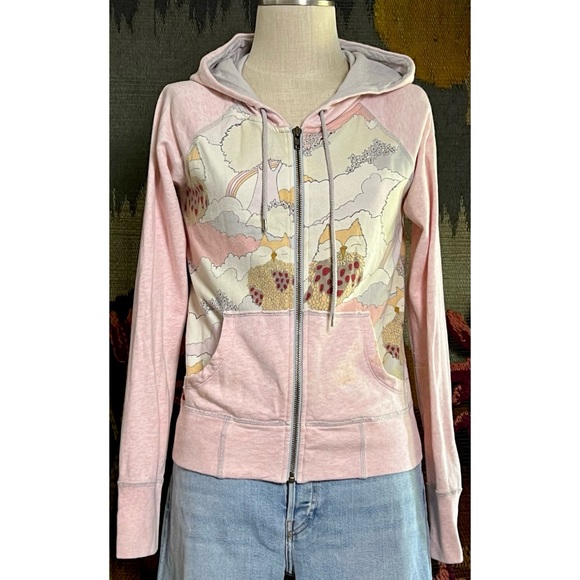 Anthropologie Tops - Anthropologie Whimsical Owl Hoodie S